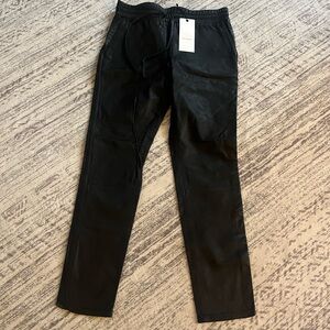 Bec & Bridge Leather Pant Black New Size 4